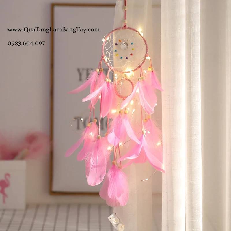 dreamcatcher gắn đèn 